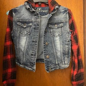 Wallflower denim jacket size small